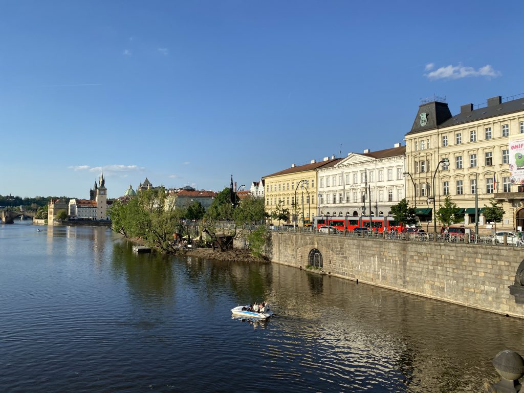 River Vlatva in Prague