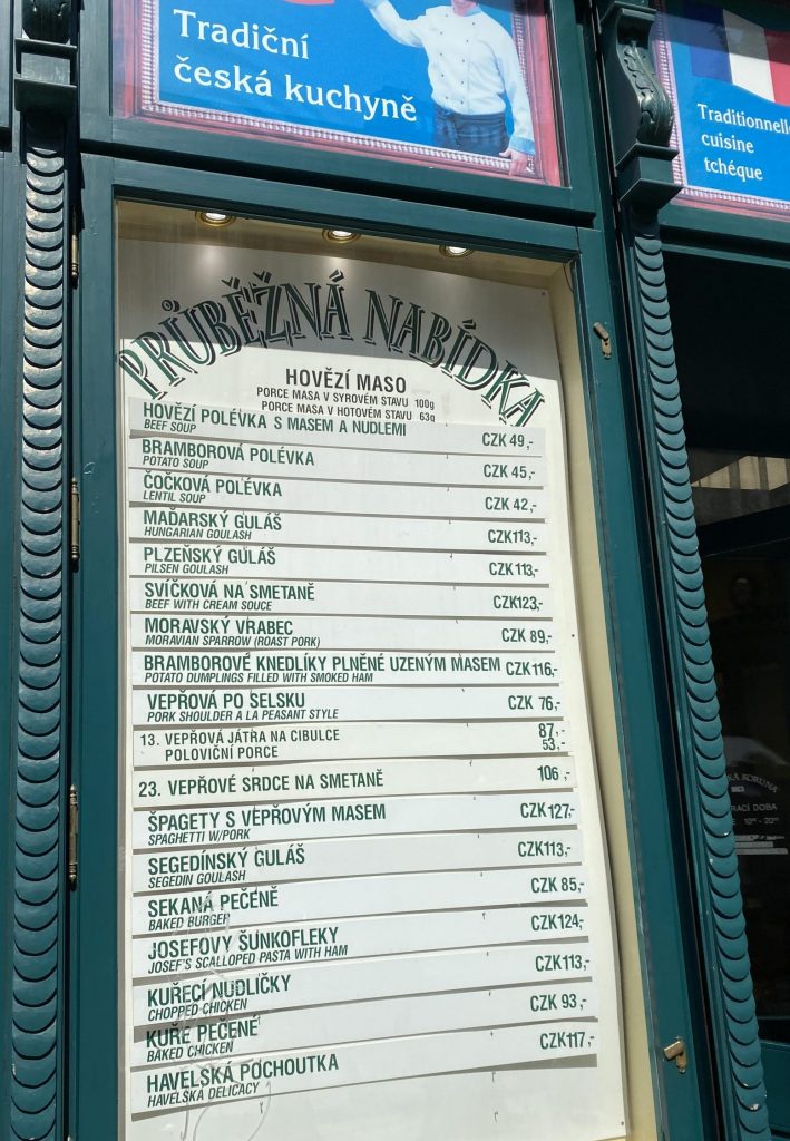 Traditional Czech Restaurant