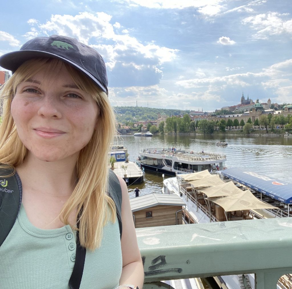 Crossing on Czech Bridge (Čechův most)