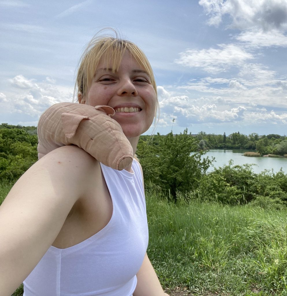 Cerdito and Me Relaxing in Wienerberg