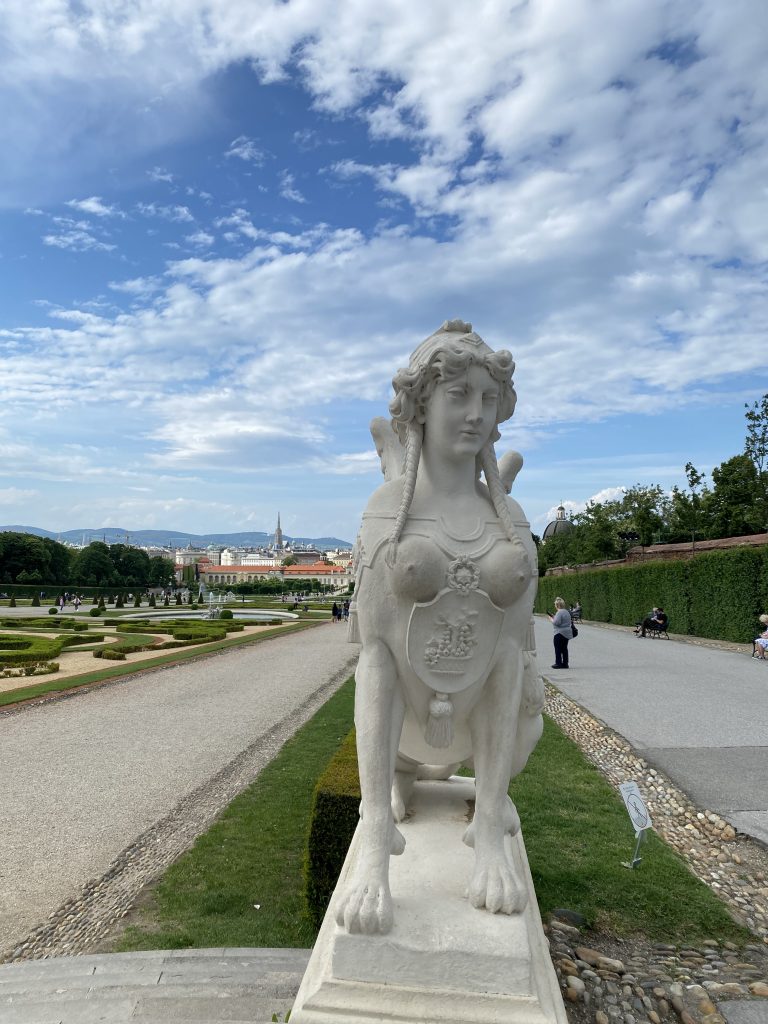Statue with Tits in Belvedere Gardens
