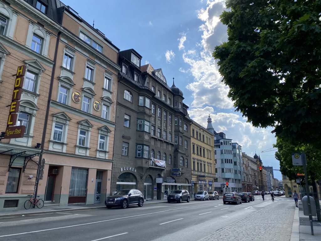 Beautiful Buildings along the Streets