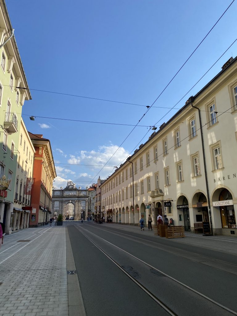 Innsbruck's Architecture on the Way to the Center