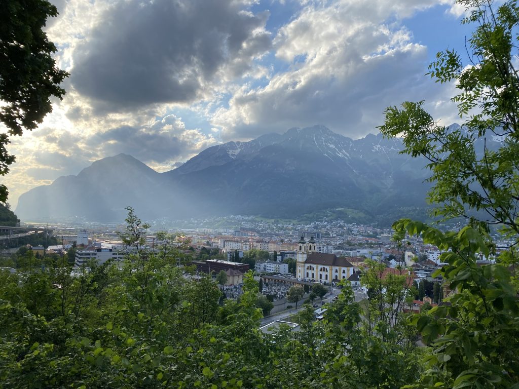 Tirol Panorama View over Innsbruck