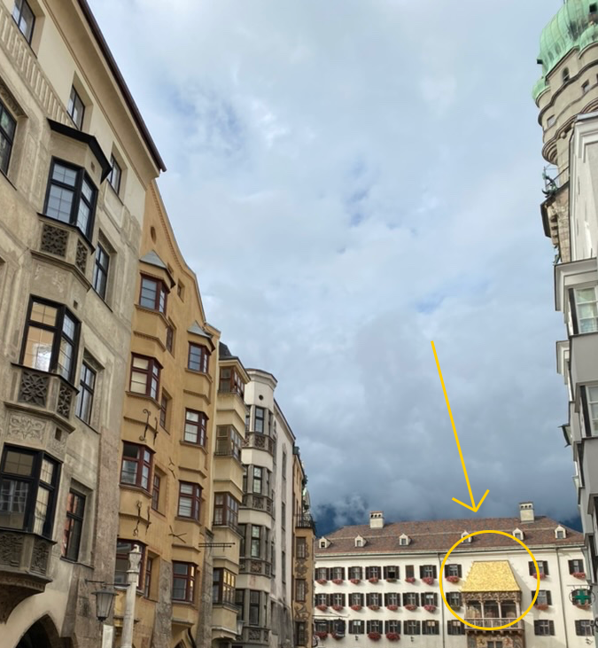 Golden Roof ('Goldenes Dacherl') in Innsbruck's City Center